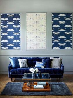 Harlequin Demoiselle Wallpaper - view 2, Jute / Slate, 111241