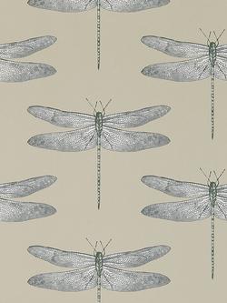 Harlequin Demoiselle Wallpaper, Jute / Slate, 111241