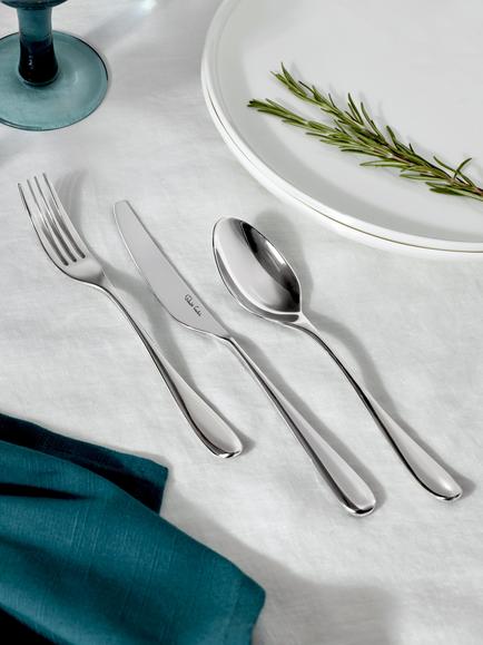 Robert Welch Arden Bright Stainless Steel Cutlery Set, 44 Piece/6 Place Settings - view 2, Stainless Steel