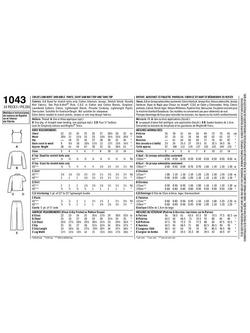 Simplicity Children's Pyjamas Sewing Pattern, 1043 - view 2, Multi