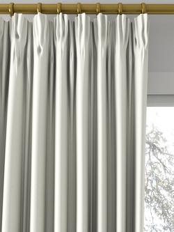 John Lewis Herringbone Made to Measure Curtains or Roman Blind, Marshmallow - view 2, Marshmallow