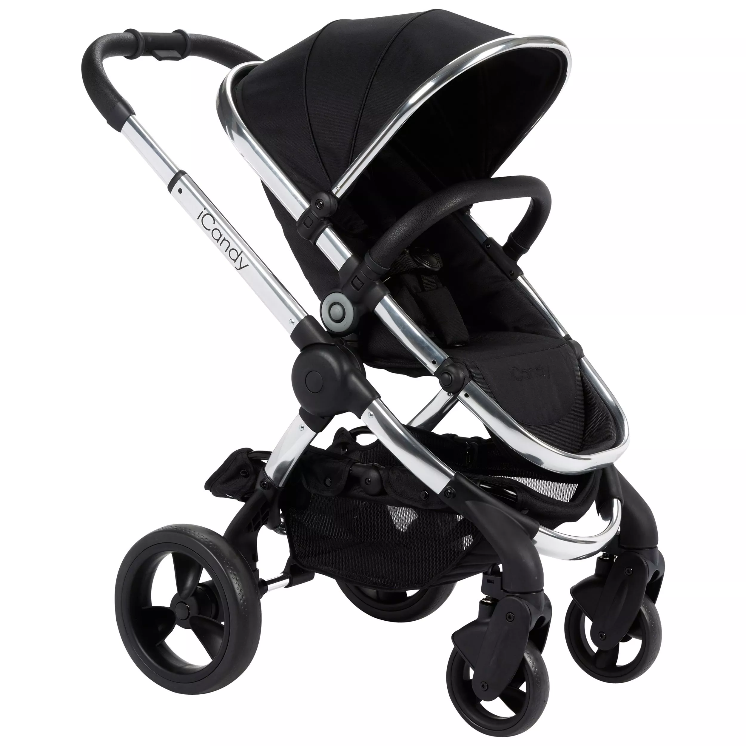 Icandy peach pushchair and carrycot set black magic 2 on sale