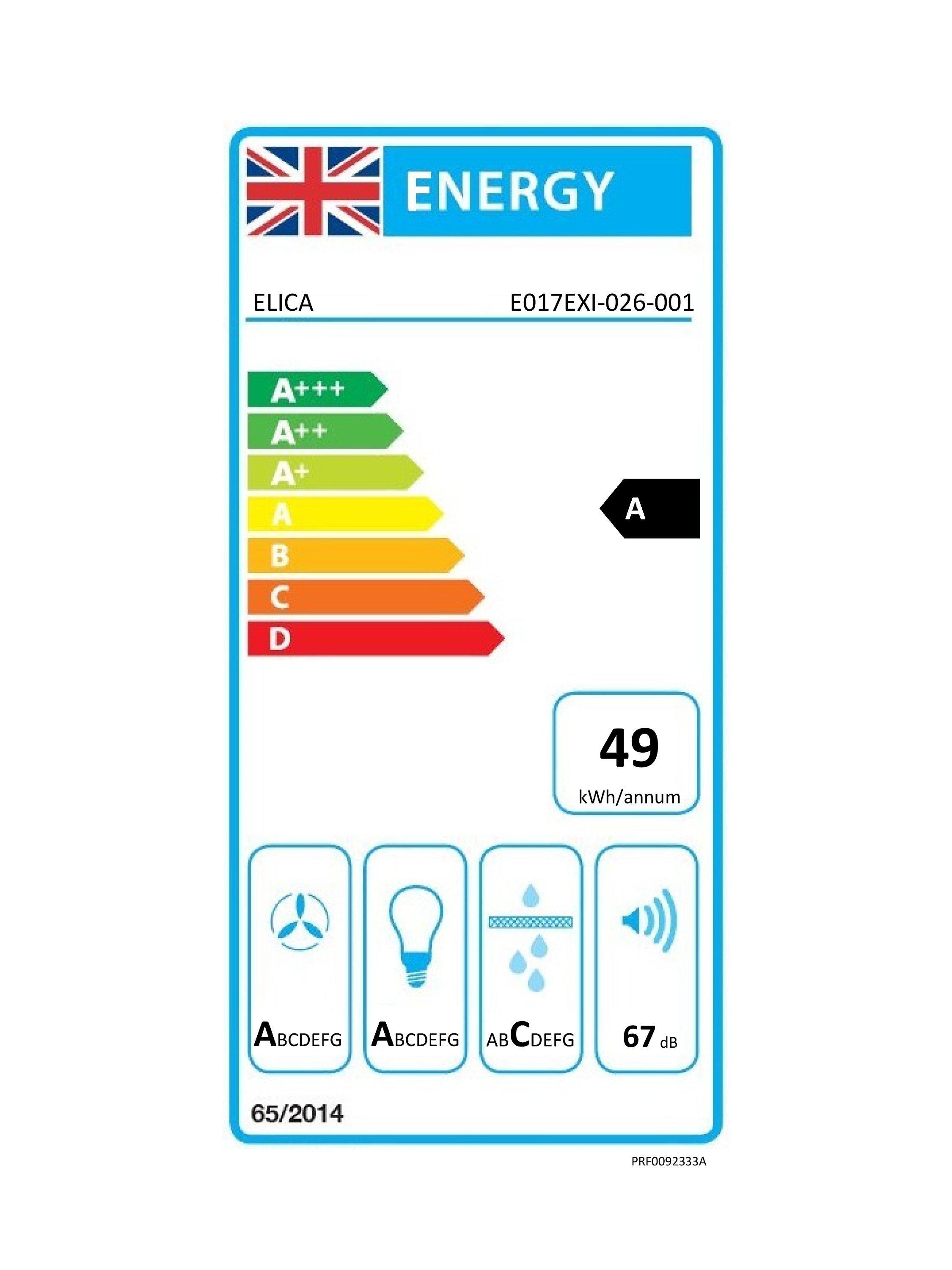 This item is rated B for energy efficiency on a scale from A+++ (most efficient) to D (least efficient).