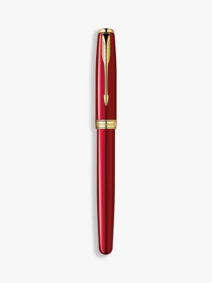 PARKER Sonnet Matt Lacquer Fountain Pen, Red/Black - view 2, Red / Black