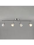 John Lewis Logan GU10 LED 4 Spotlight Ceiling Bar