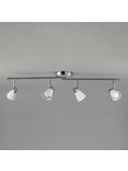 John Lewis Logan GU10 LED 4 Spotlight Ceiling Bar
