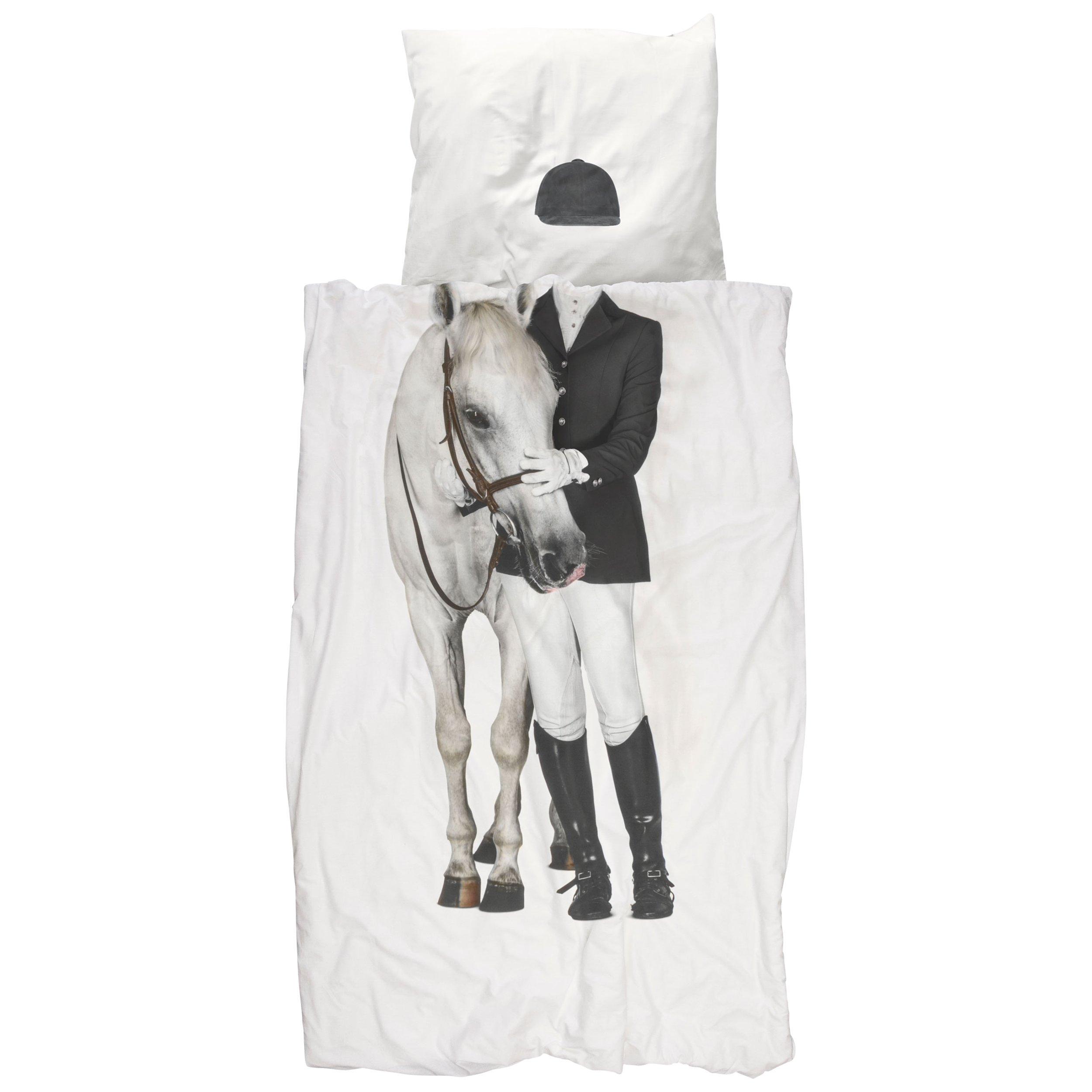 Snurk Pony Single Duvet Cover and Pillowcase Set