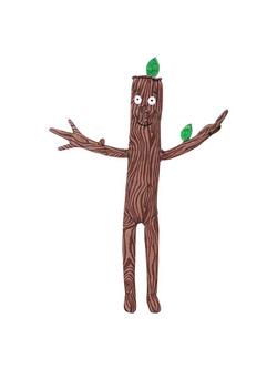 Stick Man Plush Soft Toy, 