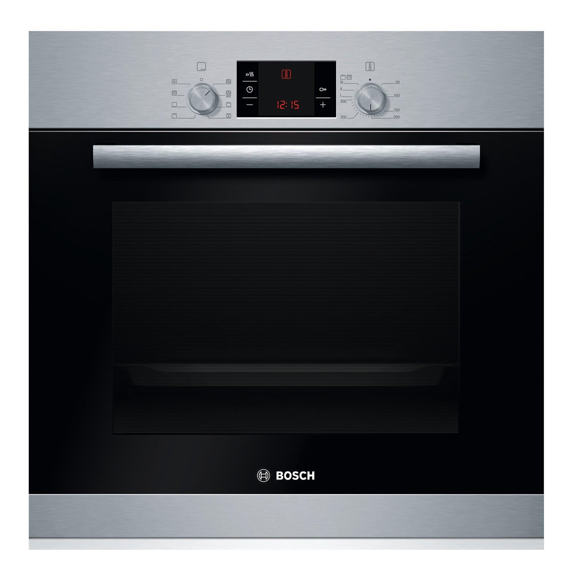 Bosch HBA63B150B Pyrolytic Built-In Single Oven, Stainless Steel