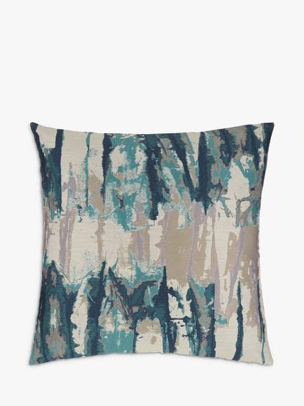 Harlequin Takara Cushion, Teal / Ink