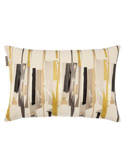Harlequin Zeal Cushion, Charcoal / Mustard