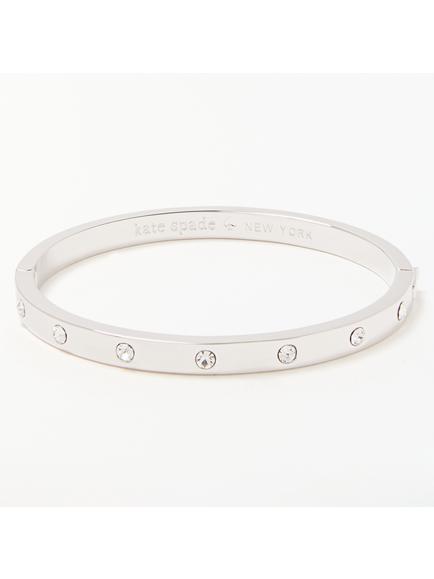 kate spade new york Set in Stone Bangle, Silver