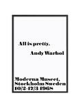John Lewis Andy Warhol 'All Is Pretty' Framed Print, 103 x 73cm, Black/White