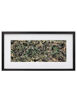 John Lewis Jackson Pollock 'Lucifer' Framed Print,  54 x 112cm, Multi
