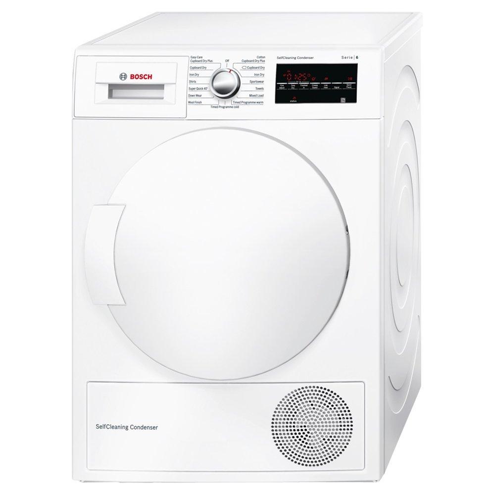 Bosch Avantixx WTW83490GB Freestanding Condenser Tumble Dryer with Heat Pump, 8kg Load, A++ Energy Rating, White