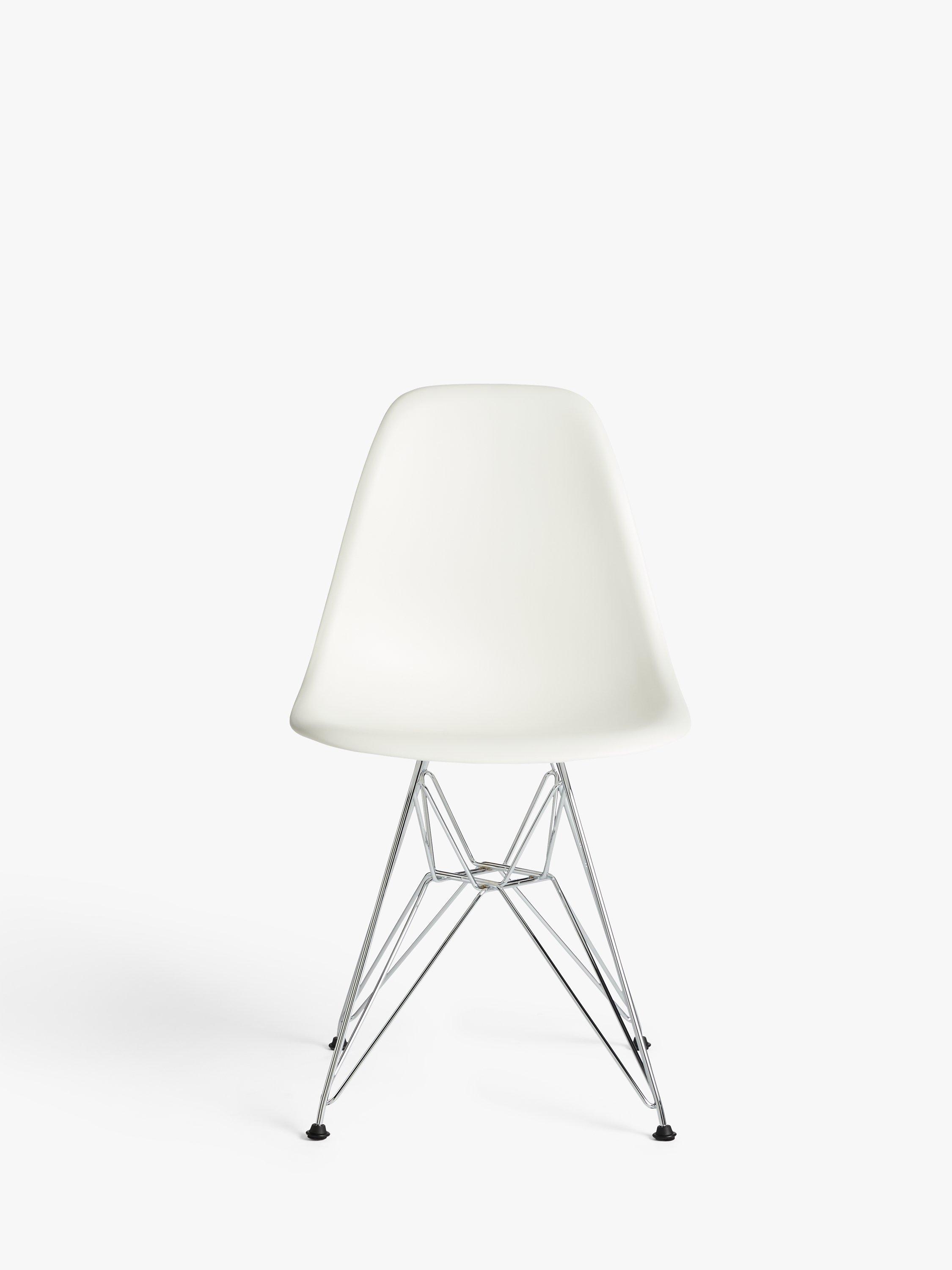 Vitra Eames DSR Side Chair, Chrome Leg