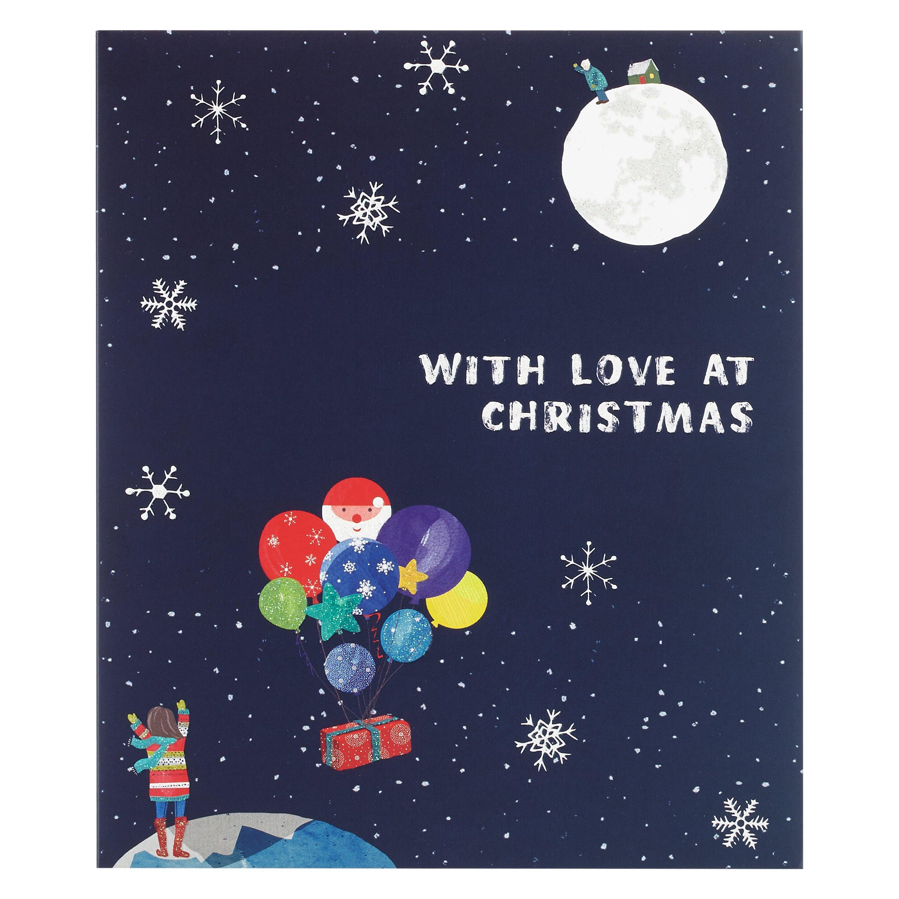 John Lewis Man on the Moon Christmas Card, In Partnership With Age UK