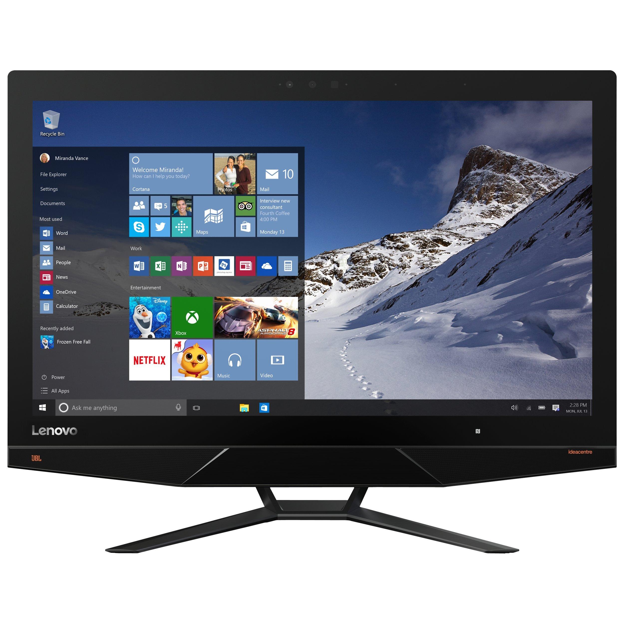 Lenovo Ideacentre All-in-One 700 FHD Desktop, AMD A10, 8GB RAM, 1TB , 23.8", Black