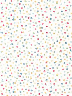Scion Lots Of Dots Wallpaper, Pistachio/Pimento/Denim, 111282