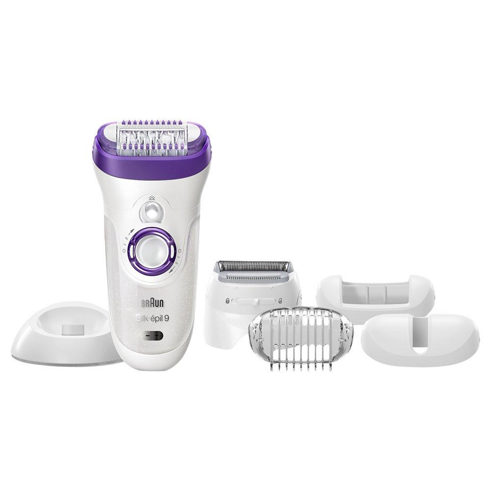 Braun Silk-épil SE9561 Wet & Dry Cordless Epilator Hair Remover with 6 Attachments