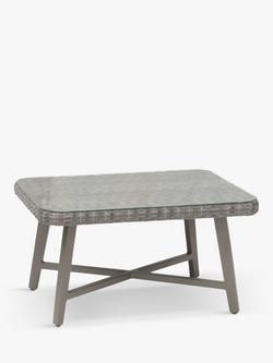KETTLER LaMode Small Rectangular Garden Coffee Table, Grey Ash - view 2, Grey Ash