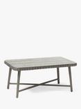 KETTLER LaMode Large Rectangular Garden Coffee Table, Grey Ash