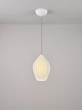 Original BTC Fin Large Pendant Light, White