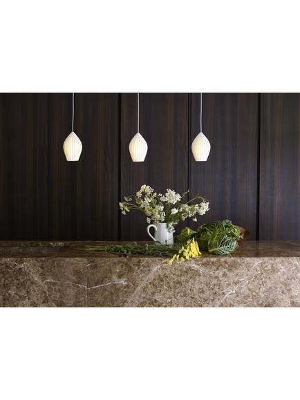 Original BTC Fin Large Pendant Light, White - view 2, White