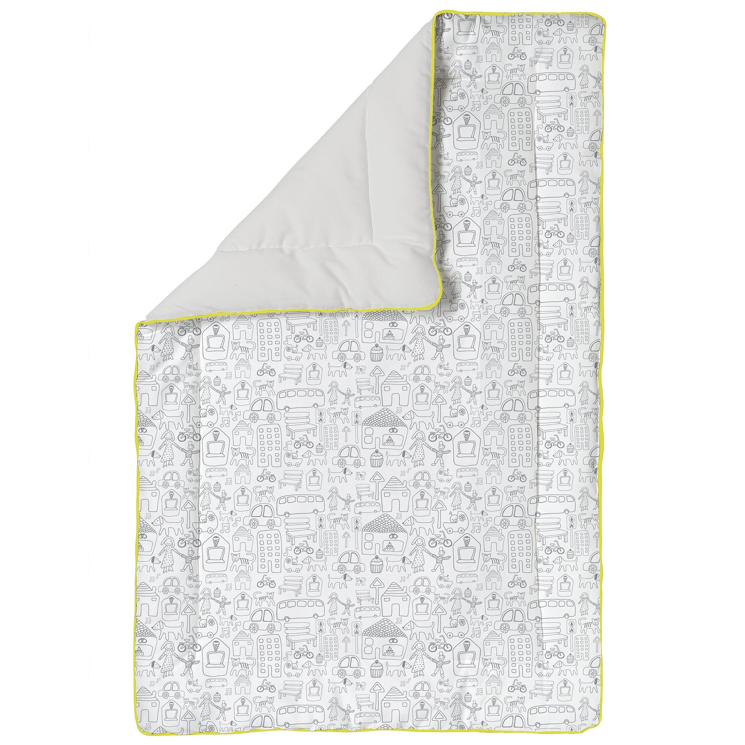 BabyDan Baby Square Playpen, White