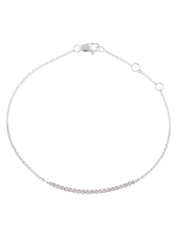 London Road 9ct White Gold Portobello Geo Diamond Bracelet, White Gold, White Gold