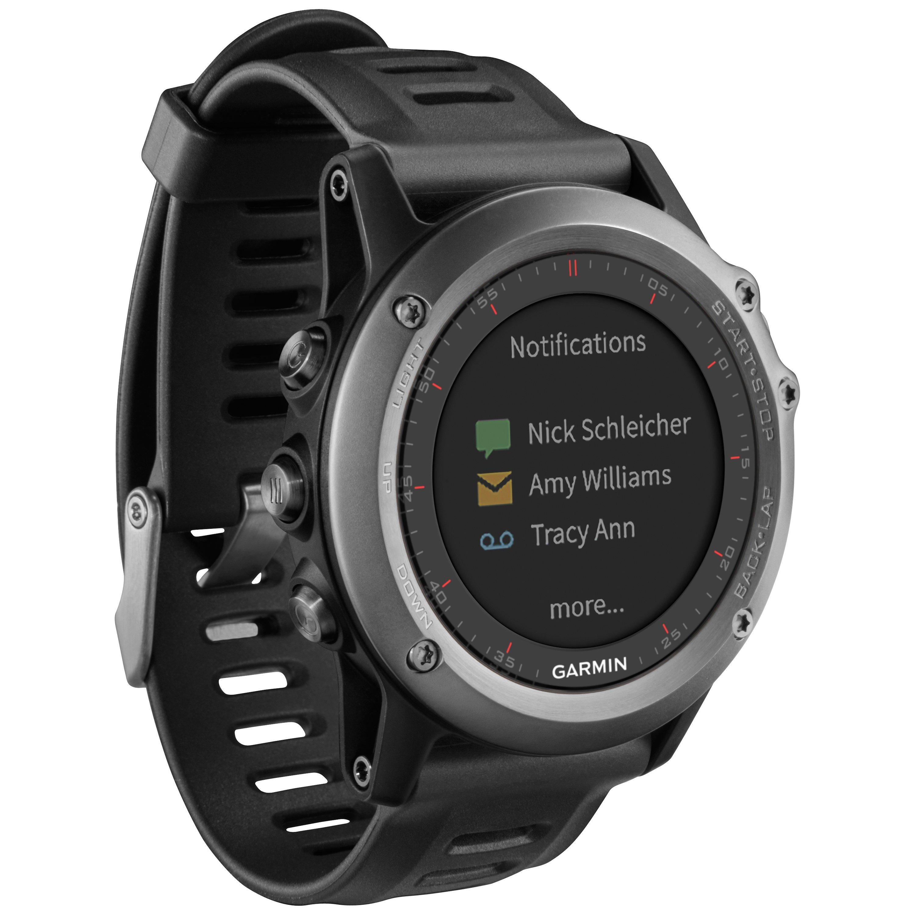 Garmin Fenix 3 GPS Multisport Watch, Grey