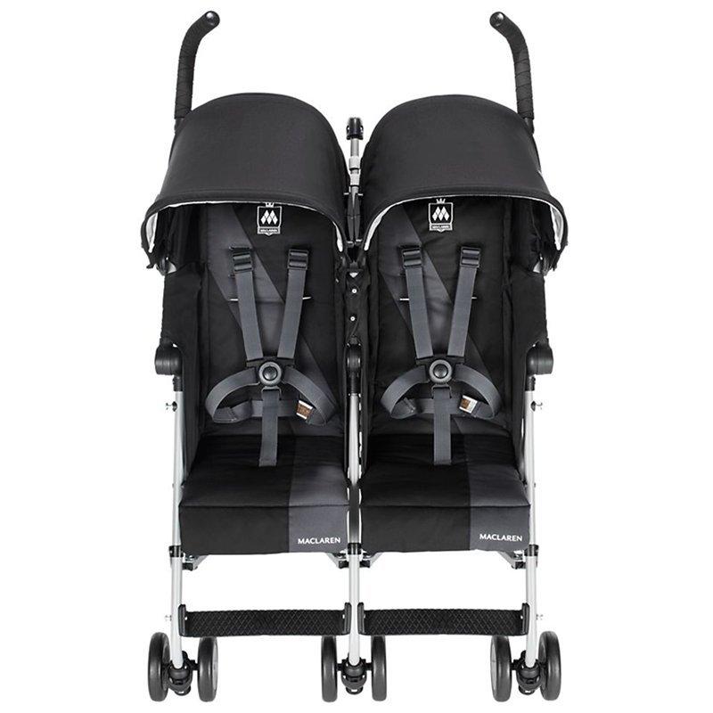 Maclaren Twin Triumph Buggy Black Charcoal