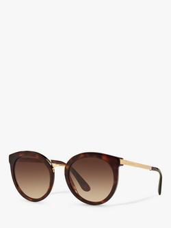 Dolce & Gabbana DG4268 Round Sunglasses, Tortoise