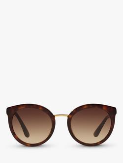 Dolce & Gabbana DG4268 Round Sunglasses - view 2, Tortoise