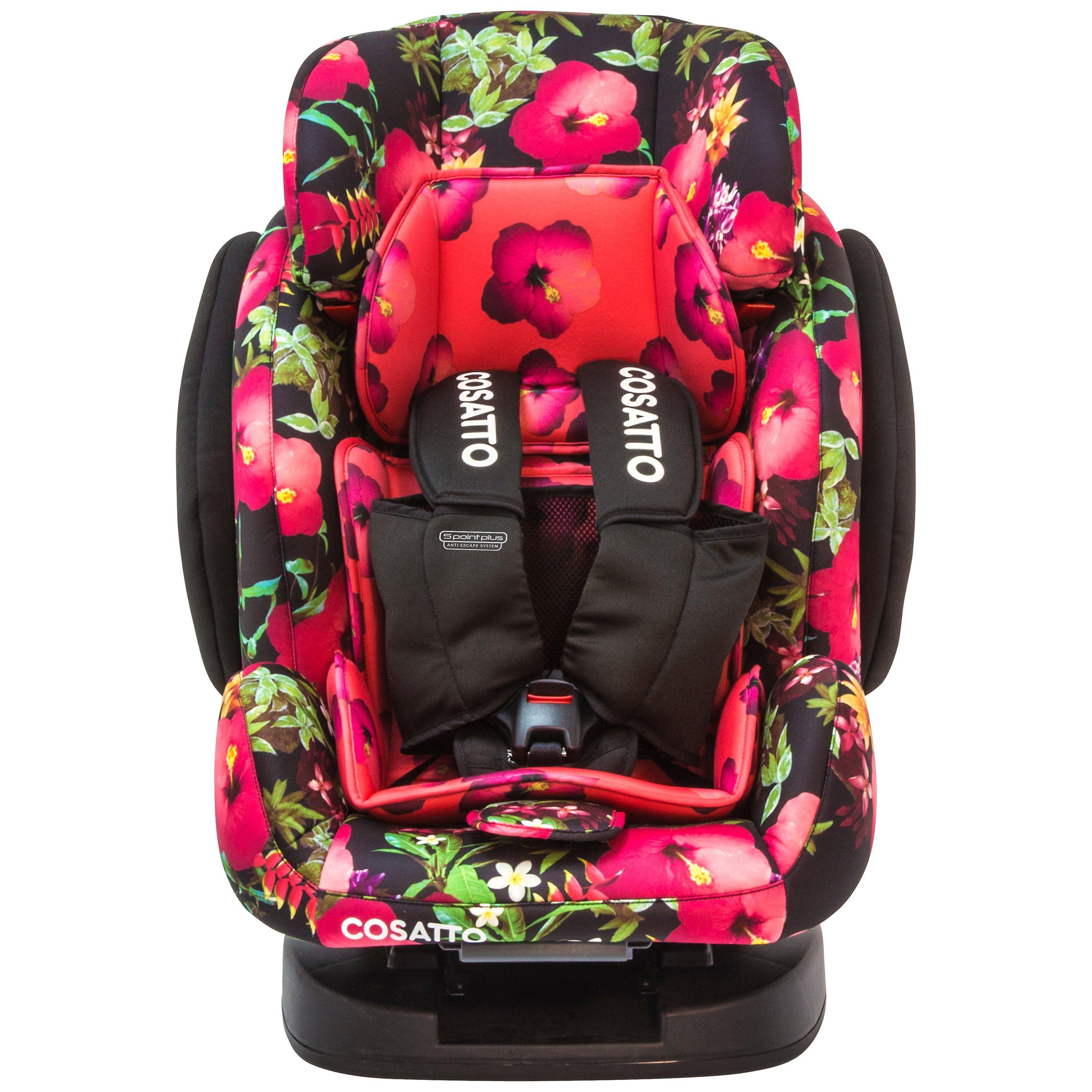 Cosatto Hug 5 Point Plus Group 1 2 3 Car Seat Tropico