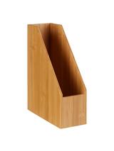 Osco Bamboo Magazine File Rack, Brown