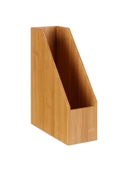 Osco Bamboo Magazine File Rack, Brown, Brown