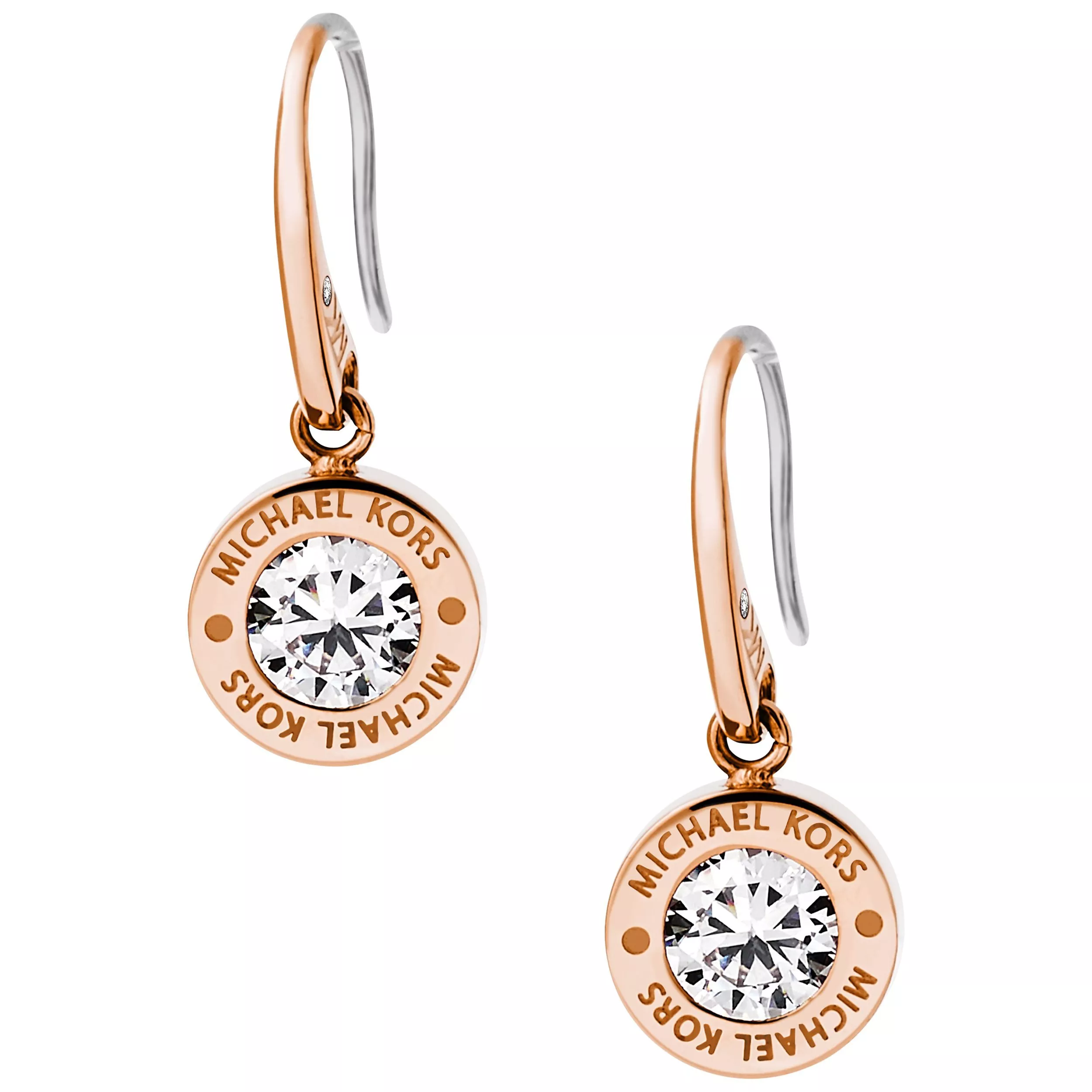 Michael Kors Logo Drop Earrings