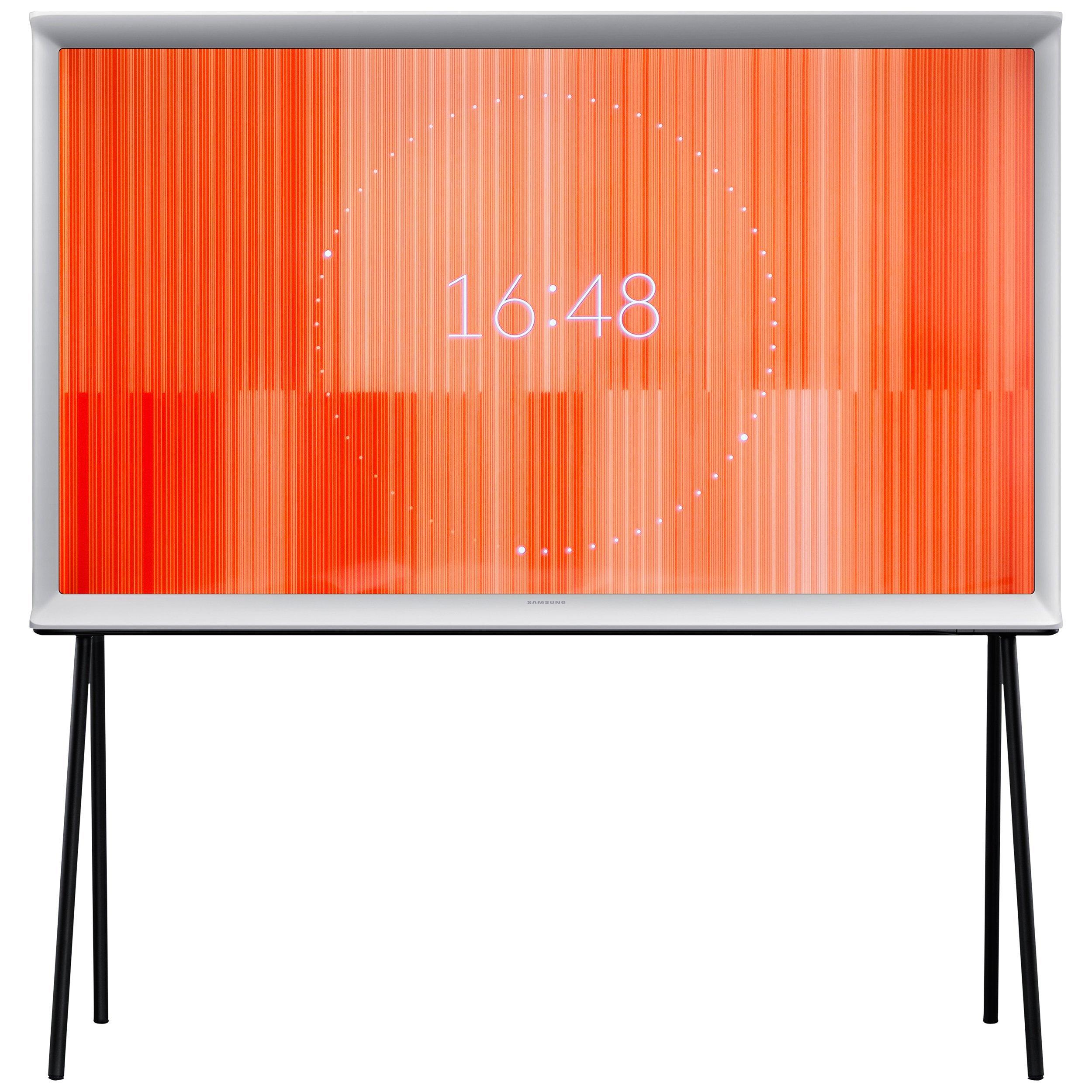 Samsung UE32LS001AU Medium Serif Full HD 1080p LED Smart TV, 32", With Freeview HD, Built-In Wi-Fi & Exclusive Bouroullec Design, White