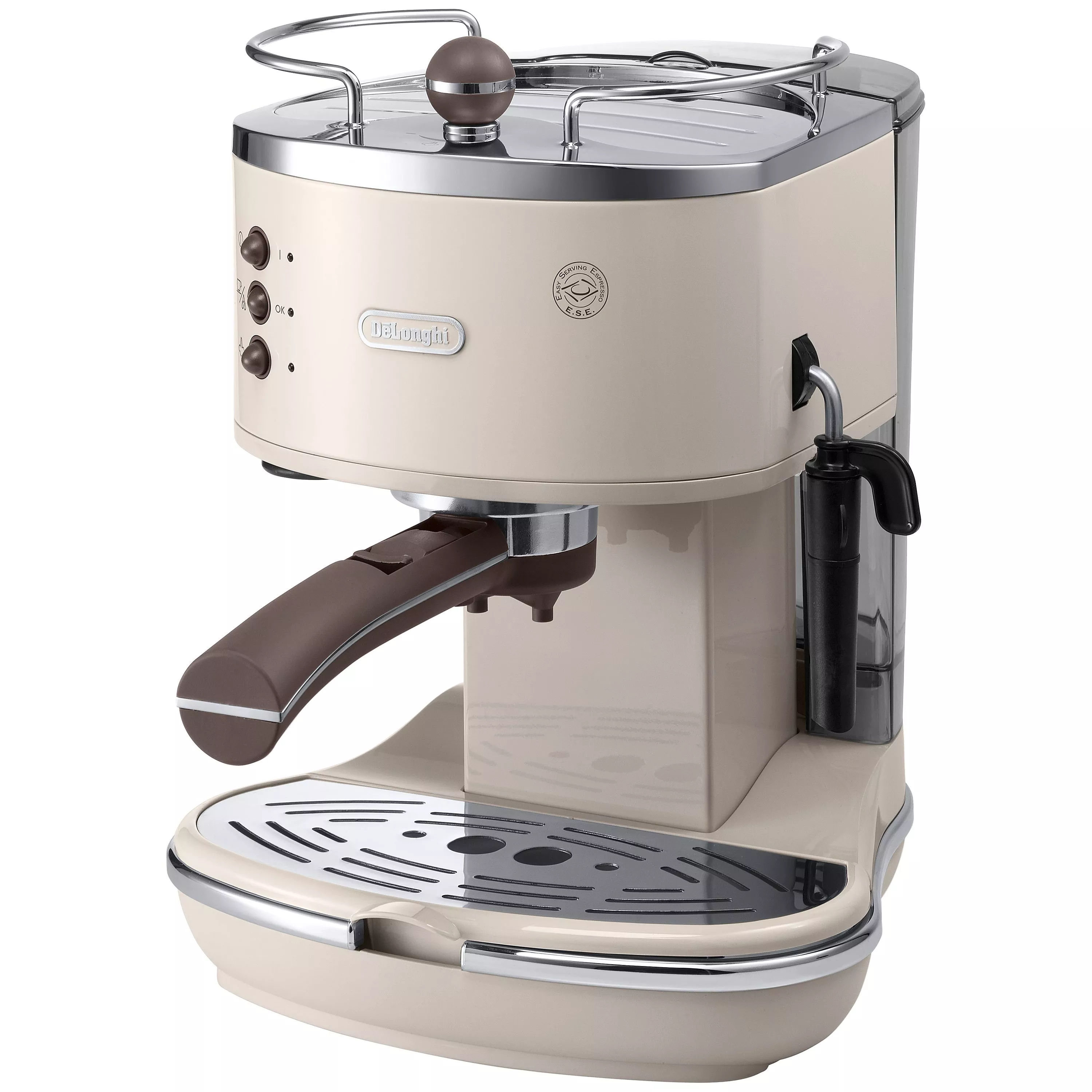 DeLonghi ECOV311.BG Vintage Icona Espresso Coffee Machine Cream