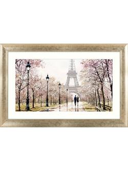 John Lewis Richard Macneil 'Eiffel Tower' Framed Print, 72 x 112cm, Multi, Multi