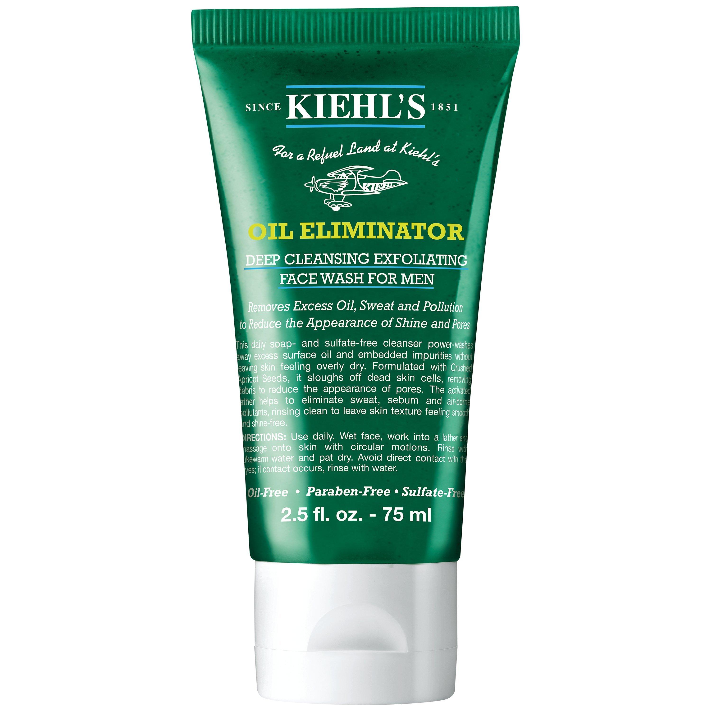 Kiehl's Oil Eliminator Deep Cleansing Exfoliating Face Wash For Men, 75ml