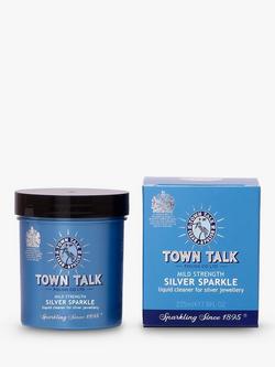 Town Talk Silver Sparkle Cleaner, Mild Strength, 225ml, Clear