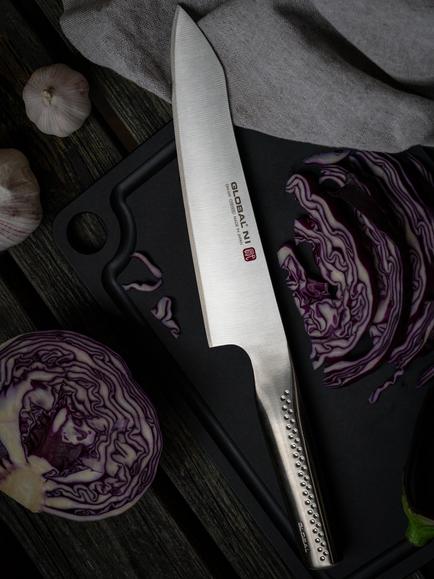 GLOBAL NI Series, Cook's Knife, 20cm - view 2, Silver