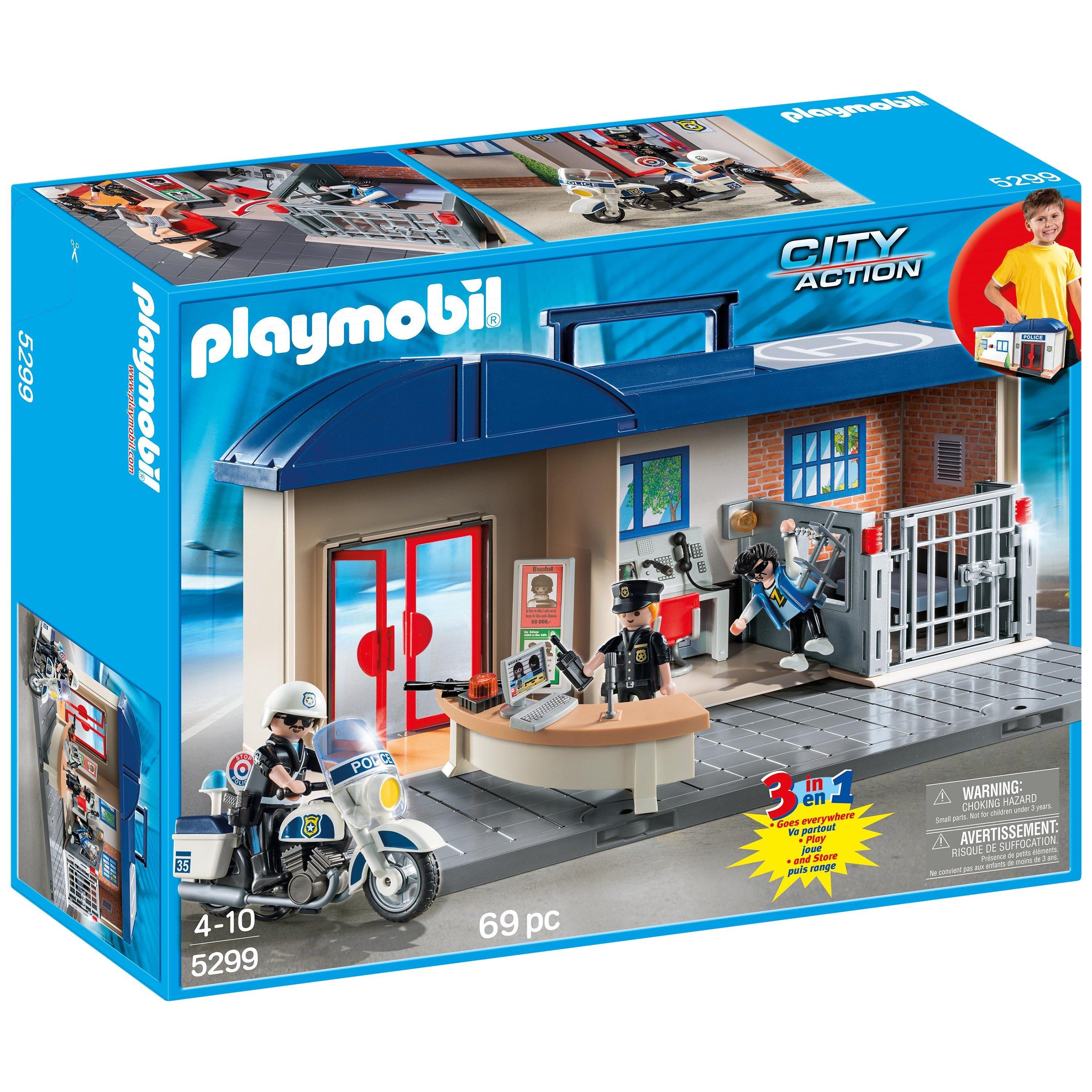 Playmobil City Action Take Along Police Station