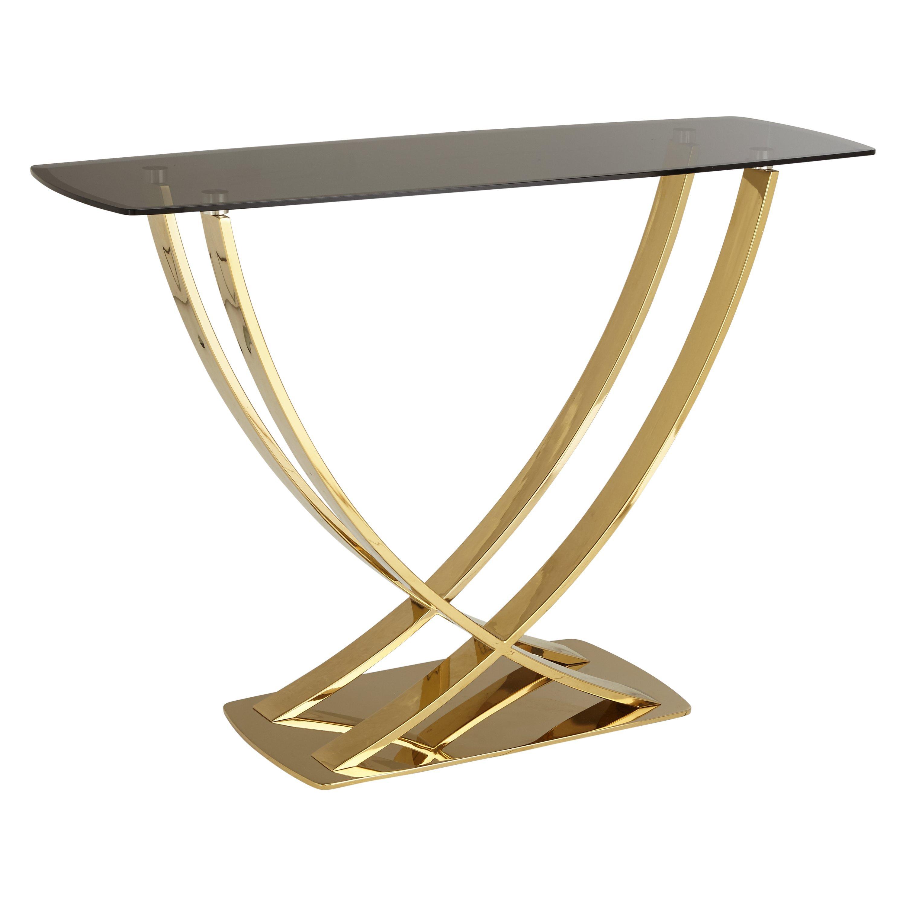 John lewis glass console table discount