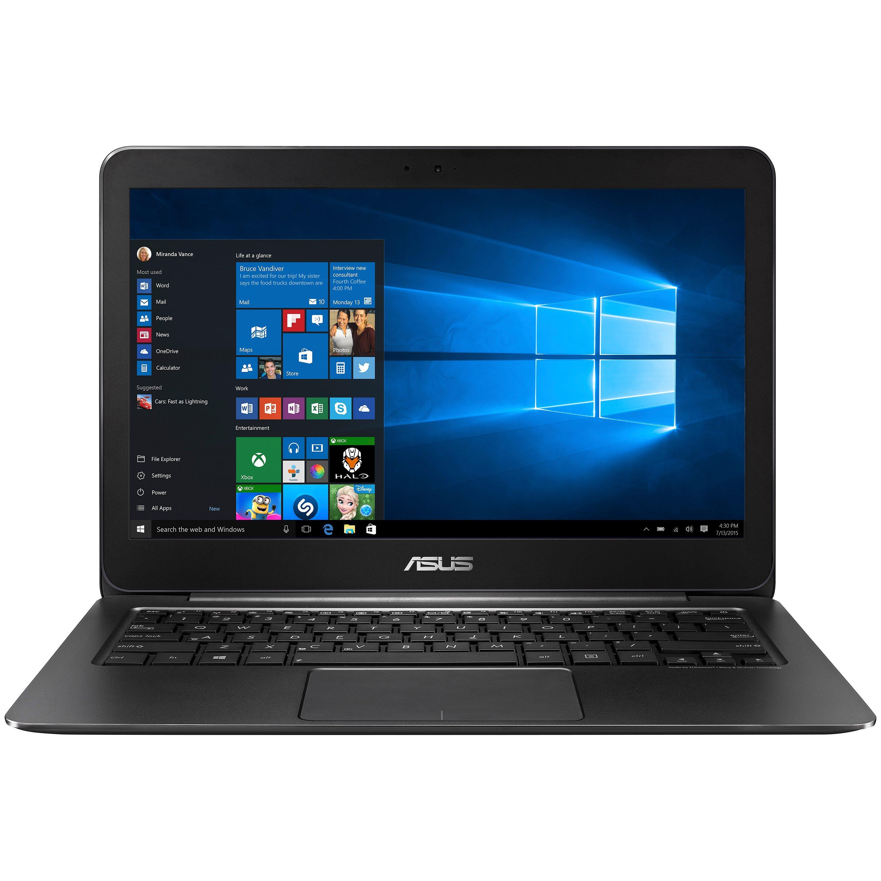 ASUS ZenBook UX305 Ultrabook, Intel Core M3, 8GB RAM, 128GB SSD, 13.3" Quad HD, Black
