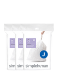 simplehuman Bin Liners, Size J, Three Packs of 20