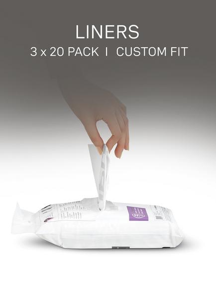 Simplehuman Bin Liners, Code Q, Pack of 60 - view 2, White