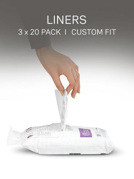 Simplehuman Bin Liners, Code H, Pack of 60 - view 2, White